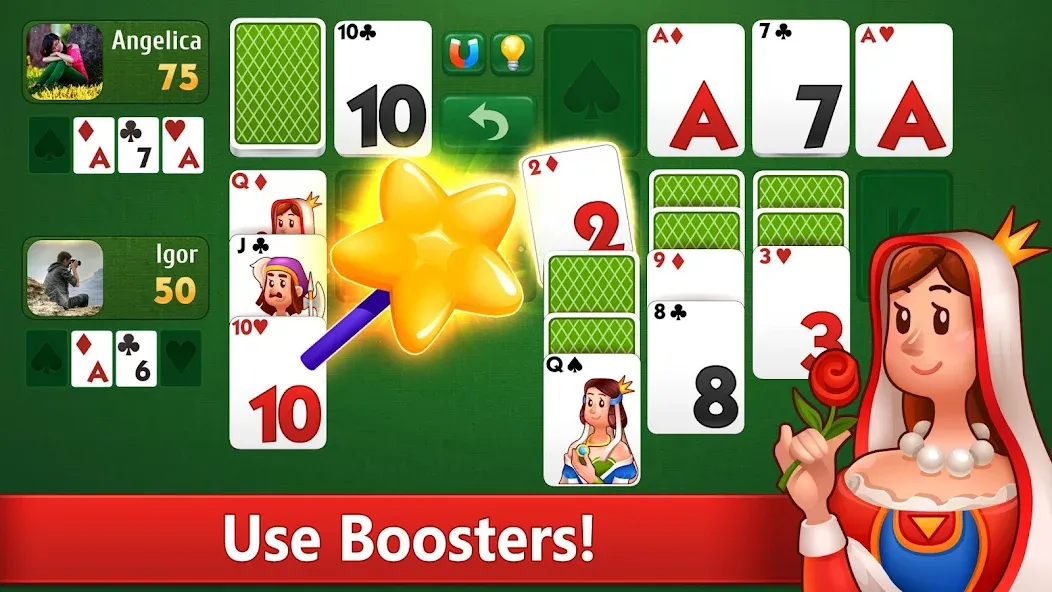 Скачать Klondike Solitaire card game [MOD: без рекламы и безлимитные подсказки] — скриншот 3