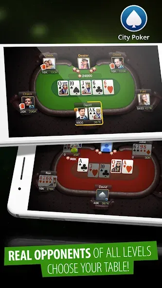 City Poker: Holdem, Omaha [MOD: безлимитные фишки и бонусы] — Скачать бесплатно (APK) — скриншот 5