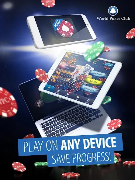 Poker Games: World Poker Club [MOD: безлимитные фишки и открыты все столы] на Андроид — скриншот 3