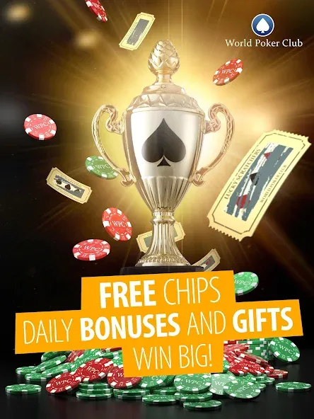 Poker Games: World Poker Club [MOD: безлимитные фишки и открыты все столы] на Андроид — скриншот 4
