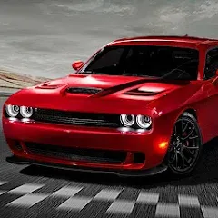 Скачать American Muscle Car Racing [MOD: безлимитные деньги и все машины открыты] на телефон