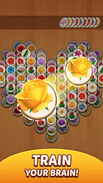 Взломанная Tile Pair 3D - Tile Connect 3D [MOD: без рекламы и ограничений] на Андроид — скриншот 3