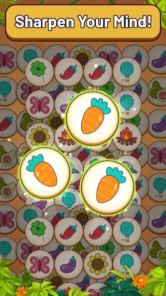 Скачать взлом Triple Tile 3D: Connect Puzzle [MOD: безлимитные подсказки и отмена ходов] — скриншот 1