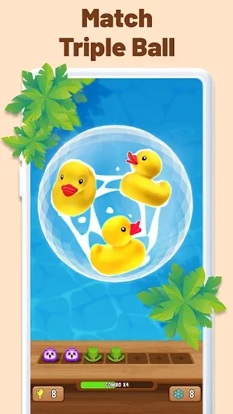 Match Triple Ball [MOD: без рекламы и много монет] последняя версия — скриншот 1