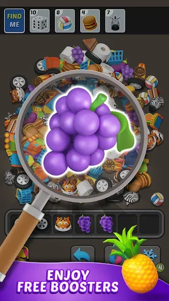 Triple Find - Match Triple 3D [MOD: безлимитные подсказки и открыты уровни] последняя версия — скриншот 2