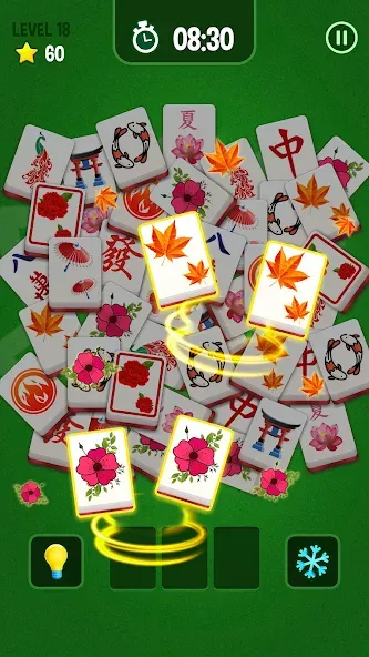 Mahjong 3D Matching Puzzle [MOD: без рекламы и подсказки без ограничений] на Андроид — скриншот 5
