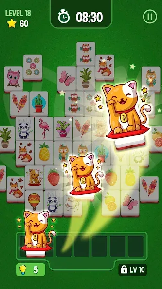 Скачать Mahjong Triple 3D -Tile Match [MOD: безлимитные подсказки и бустеры] на телефон — скриншот 3