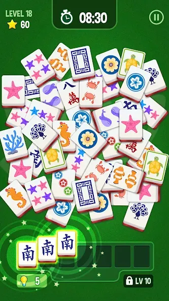 Скачать Mahjong Triple 3D -Tile Match [MOD: безлимитные подсказки и бустеры] на телефон — скриншот 4