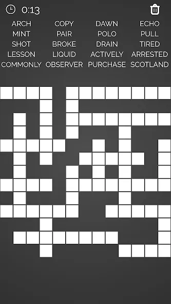 Crossword : Word Fill [MOD: безлимитные подсказки и открыты все уровни] на Андроид — скриншот 3