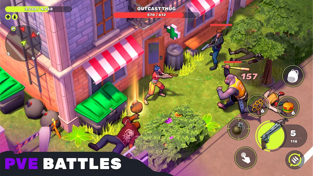 Epic Apes: MMO Survival [MOD: безлимитные ресурсы и здоровье] на Андроид — скриншот 2
