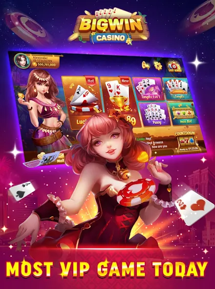 Скачать Bigwin - Slot Casino Online [MOD: безлимитные монеты и бесплатные вращения] на телефон — скриншот 5