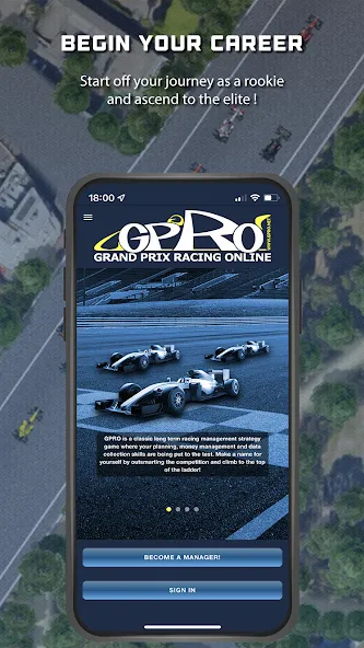 Скачать взлом GPRO - Classic racing manager [MOD: безлимитные деньги и ресурсы] — скриншот 1