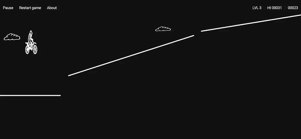Взломанная Crazy Moto Racer - 2D Racer [MOD: безлимитные деньги и все трассы открыты] на Андроид — скриншот 1
