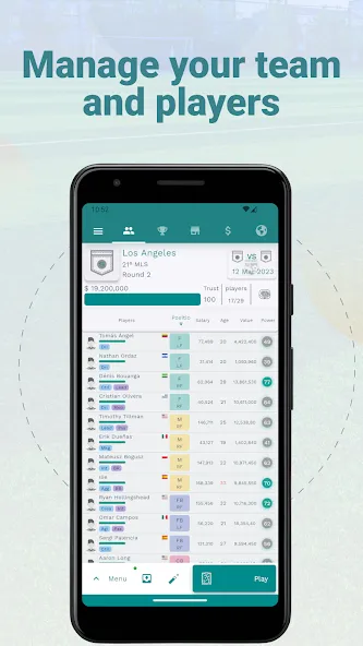 Superkickoff - Soccer manager [MOD: безлимитные деньги и ресурсы] — Скачать бесплатно (APK) — скриншот 3