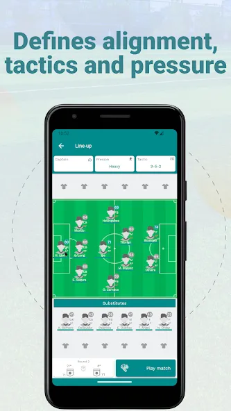 Superkickoff - Soccer manager [MOD: безлимитные деньги и ресурсы] — Скачать бесплатно (APK) — скриншот 5