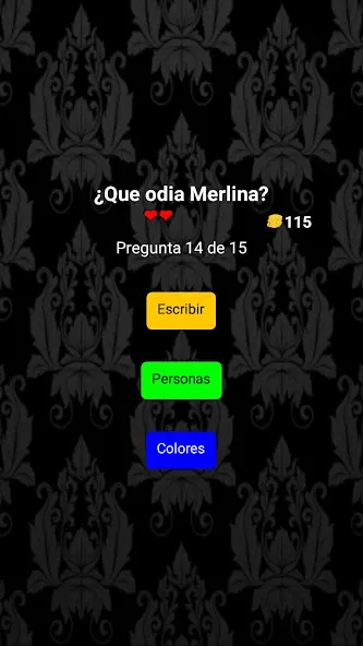 Взломанная Merlina Trivia en Español [MOD: respuestas infinitas y pistas desbloqueadas] на Андроид — скриншот 3