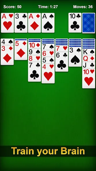 Взломанная Solitaire - Classic Card Games [MOD: без рекламы и без ограничений] на Андроид — скриншот 5