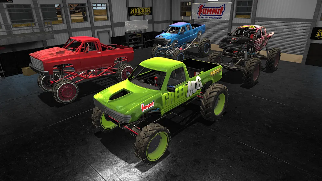 Скачать Trucks Off Road [MOD: безлимитные деньги и мощные грузовики] на телефон — скриншот 4