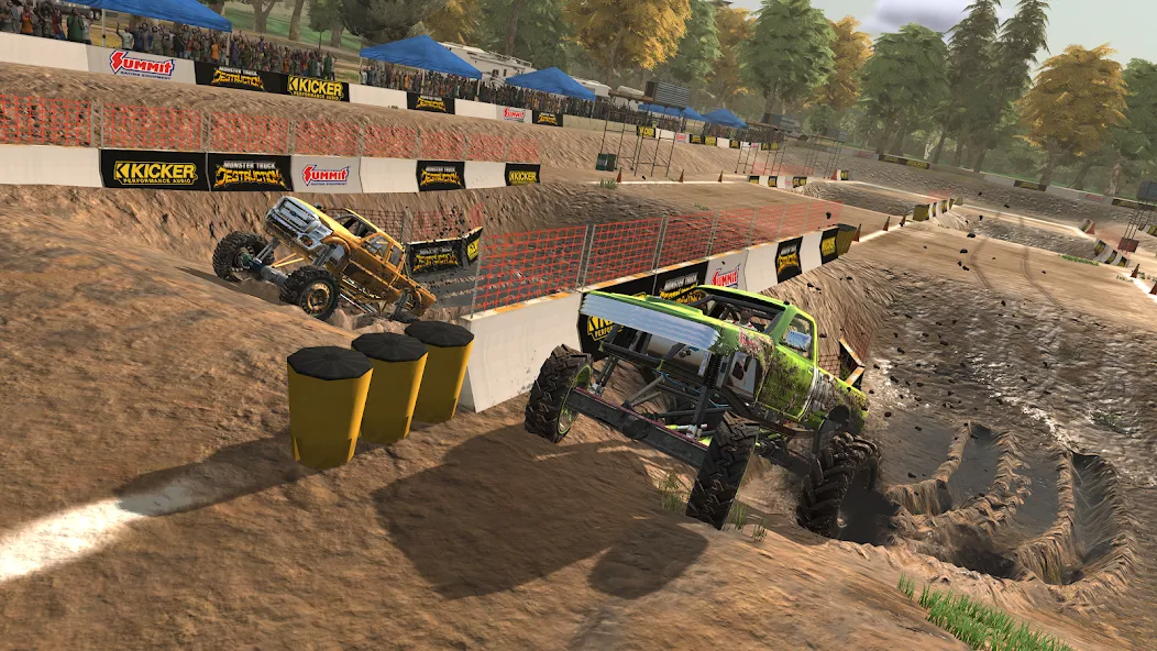 Скачать Trucks Off Road [MOD: безлимитные деньги и мощные грузовики] на телефон — скриншот 5