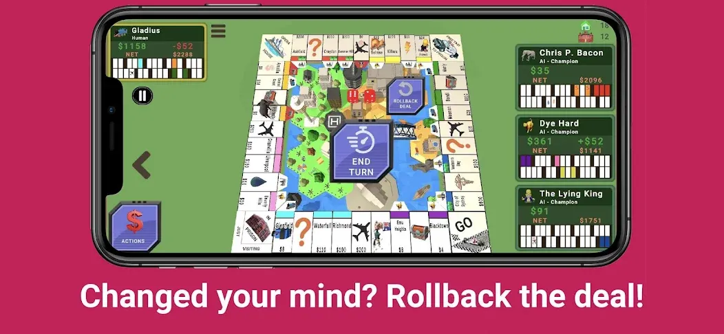 Скачать Quadropoly - Monopolist Tycoon [MOD: безлимитные деньги и ресурсы] — скриншот 4