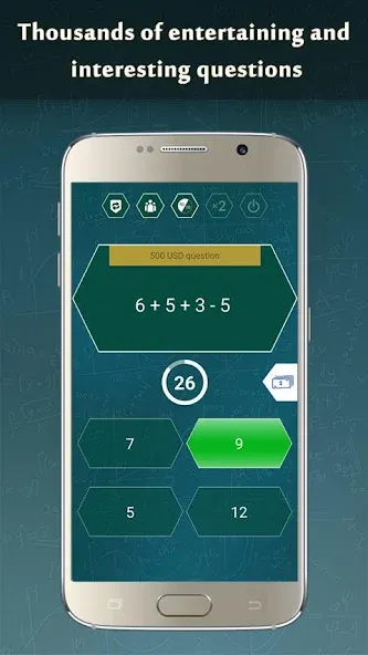 Скачать Math Game 2023 [MOD: безлимитные подсказки и быстрый прогресс] — скриншот 2