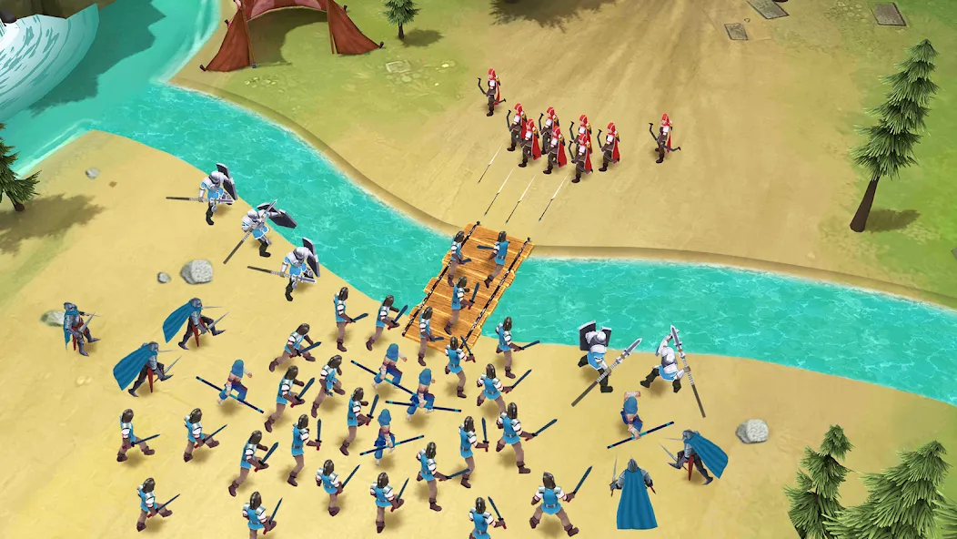 Скачать Kingdom Clash - Strategy Game [MOD: безлимитные ресурсы и усиленная армия] — скриншот 1