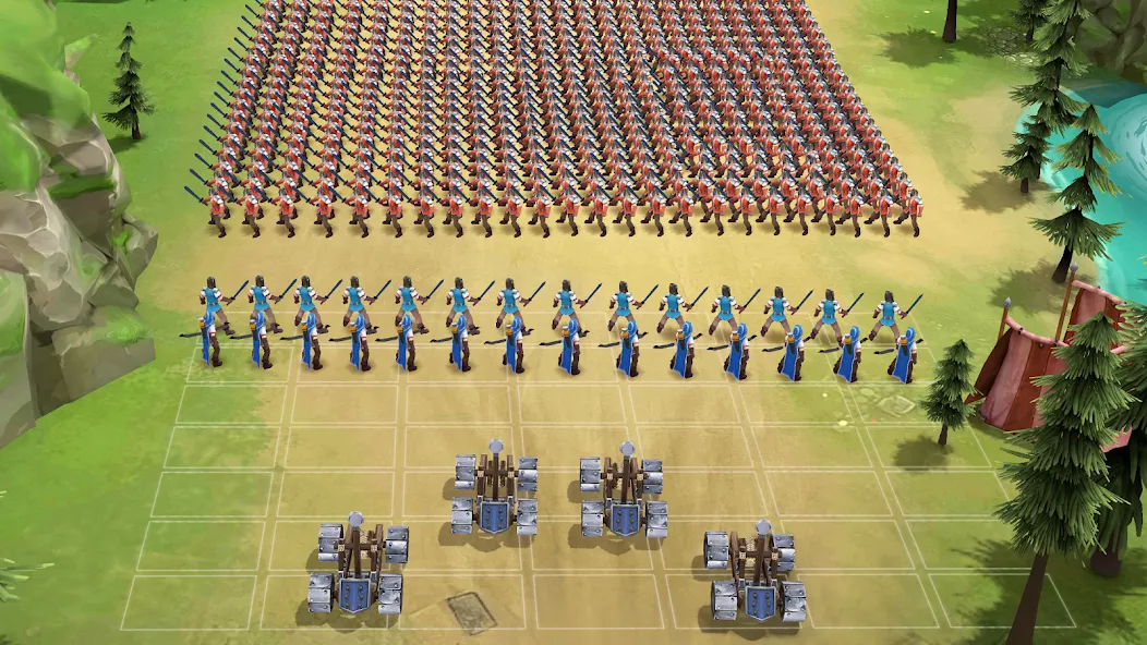 Скачать Kingdom Clash - Strategy Game [MOD: безлимитные ресурсы и усиленная армия] — скриншот 2