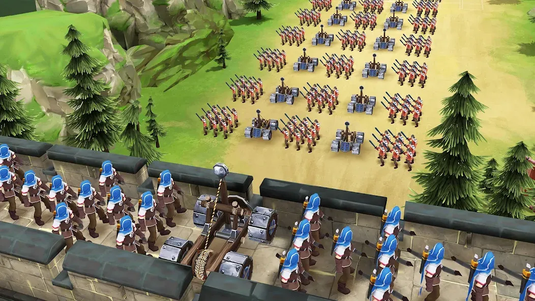 Скачать Kingdom Clash - Strategy Game [MOD: безлимитные ресурсы и усиленная армия] — скриншот 4