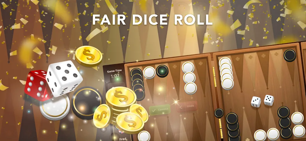 Взломанная Backgammon Classic + Online [MOD: без рекламы и онлайн-режим открыт] на Андроид — скриншот 4