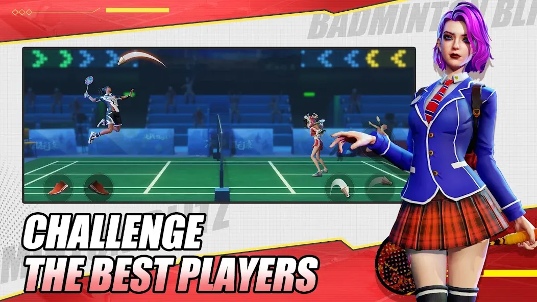 Badminton Blitz - PVP online [MOD: безлимитные монеты и энергия] (Бесплатно / APK) — скриншот 5