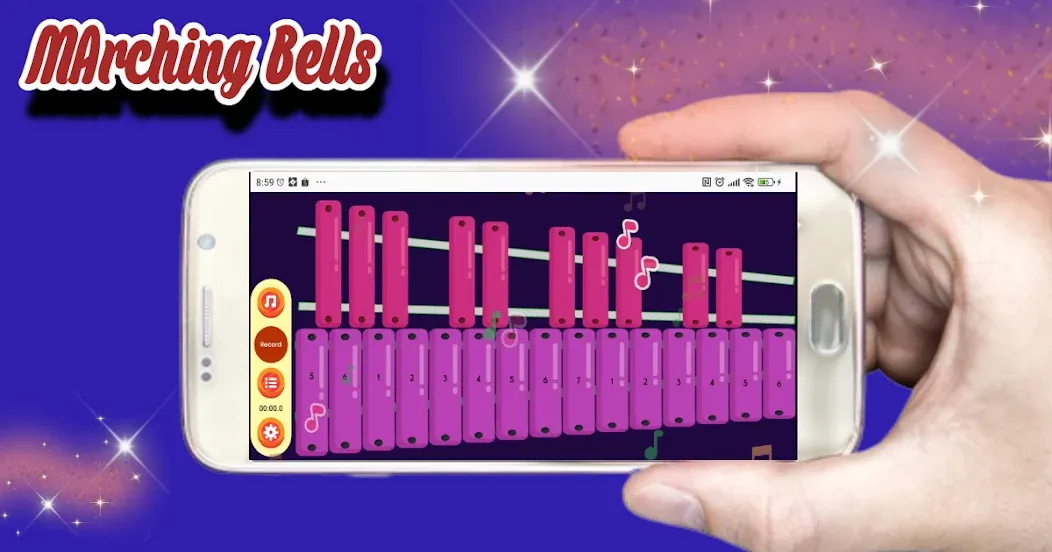 Virtual Marching Bells [MOD: безлимитные звонки и открытые мелодии] (Бесплатно / APK) — скриншот 2