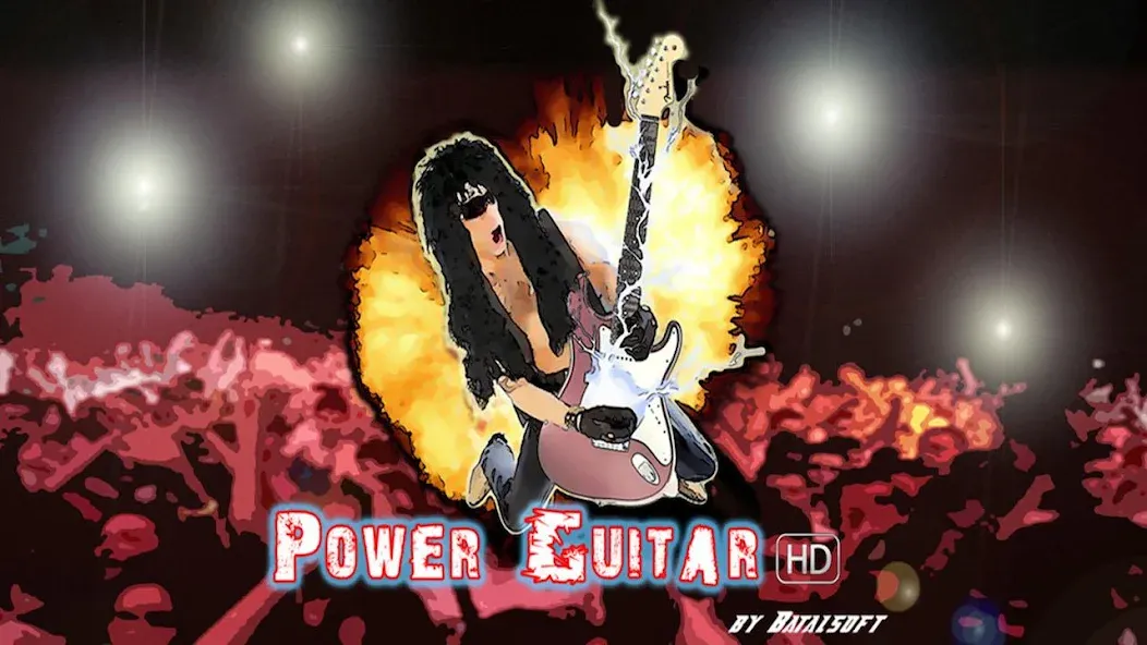 Скачать взлом Power guitar HD [MOD: улучшенная графика и без рекламы] — скриншот 2
