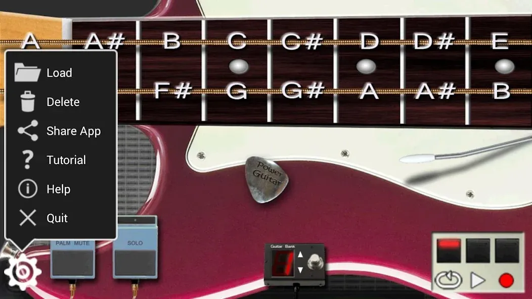 Скачать взлом Power guitar HD [MOD: улучшенная графика и без рекламы] — скриншот 3