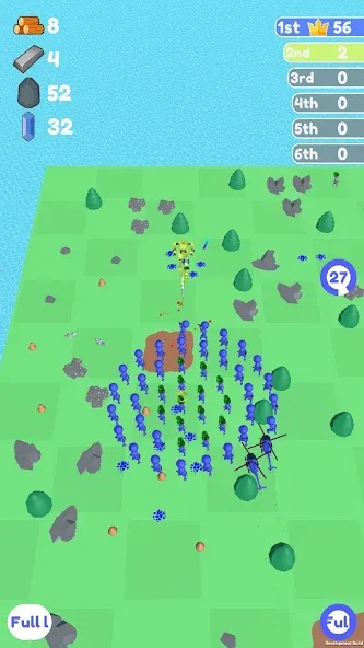 Скачать взлом Islands Control: Army War [MOD: безлимитные ресурсы и усиленная армия] — скриншот 3