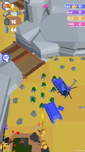 Скачать взлом Islands Control: Army War [MOD: безлимитные ресурсы и усиленная армия] — скриншот 5