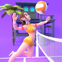 Beach Volleyball Game [MOD: безлимитные монеты и все уровни] на Андроид