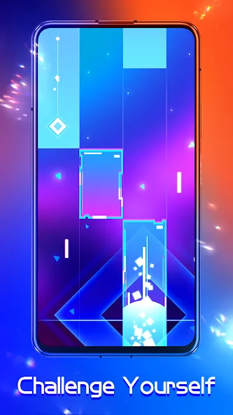 Скачать взлом Piano Fire: Edm Music & Piano [MOD: безлимитные деньги и все песни открыты] — скриншот 3