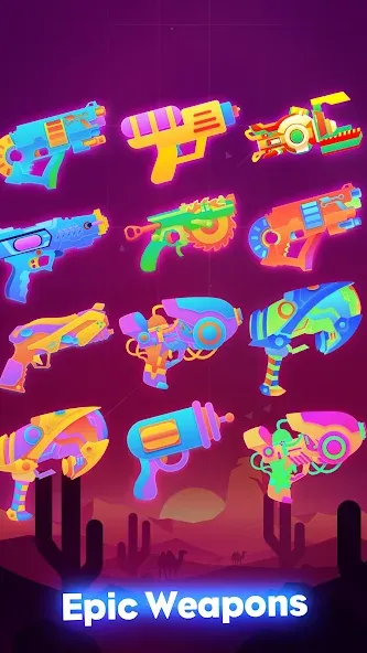 Скачать взлом Beat Fire - Edm Gun Music Game [MOD: безлимитные деньги и всё открыто] — скриншот 5