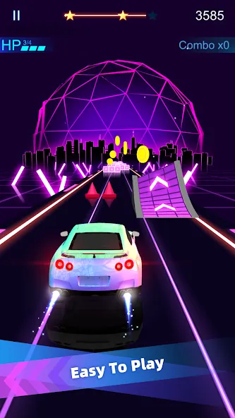 Music Racing GT: EDM & Cars [MOD: много денег и все машины] на Андроид — скриншот 1