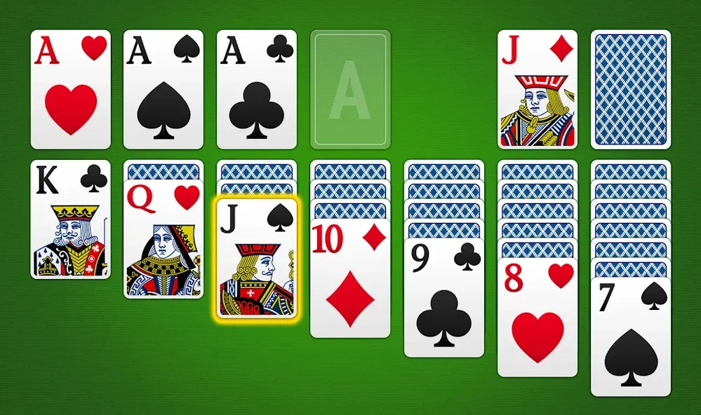 Скачать Solitaire - Classic Card Games [MOD: без рекламы и безлимитные подсказки] на телефон — скриншот 1