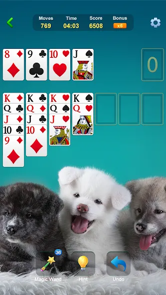 Скачать Solitaire - Classic Card Games [MOD: без рекламы и безлимитные подсказки] на телефон — скриншот 4
