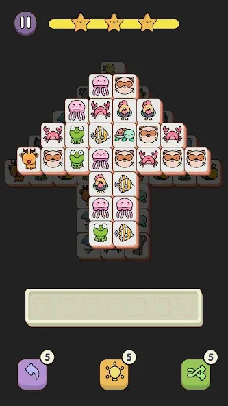 Скачать взлом Match 3 Animal - Zen Puzzle [MOD: безлимитные подсказки и отмены хода] — скриншот 5