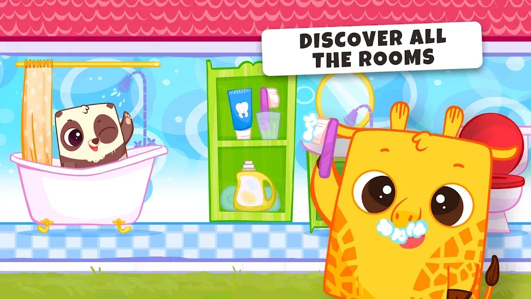 Взломанная Bibi Home Games for Babies [MOD: открыты все игры и уровни] на Андроид — скриншот 3