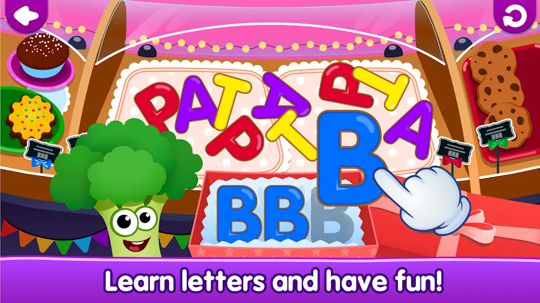 Взломанная ABC kids! Alphabet learning! [MOD: все буквы и задания открыты] на Андроид — скриншот 2