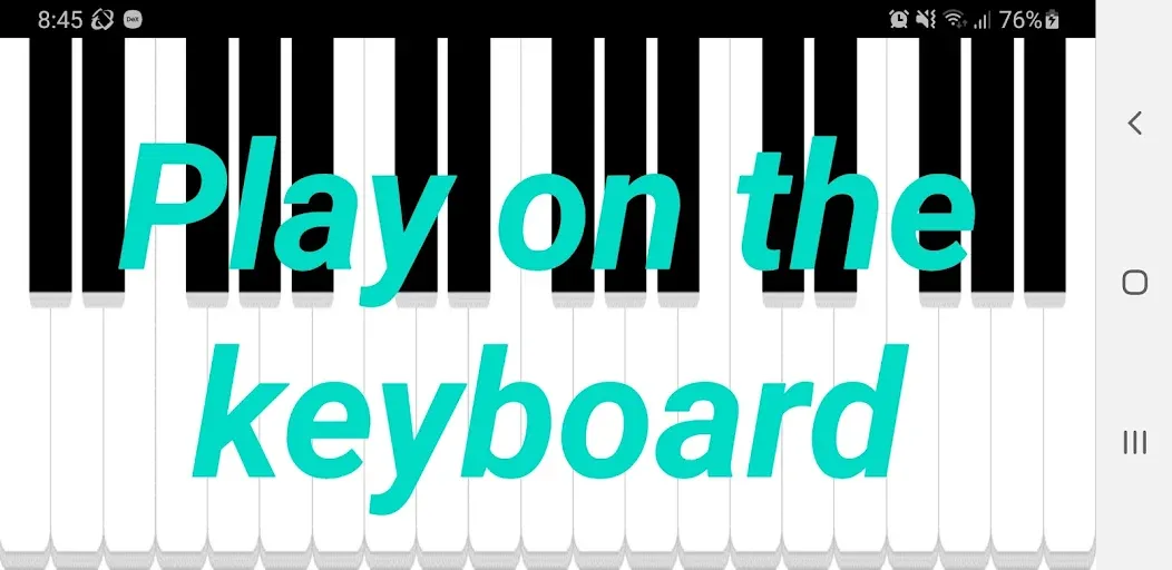 Toy Piano [MOD: все клавиши разблокированы и без рекламы] — Скачать бесплатно (APK) — скриншот 1