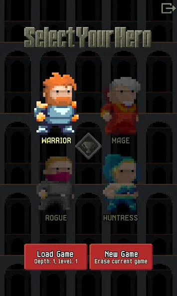 Pixel Dungeon ML [MOD: безлимитные ресурсы и усиленные герои] последняя версия — скриншот 3