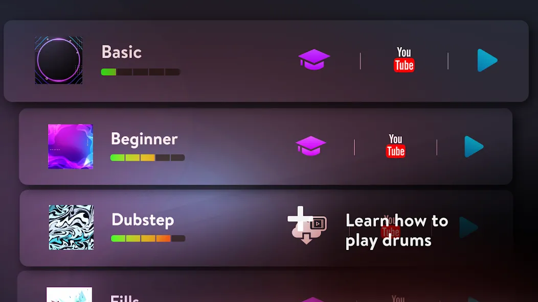 Скачать Classic Drum: electronic drums [MOD: реалистичные звуки и ритмы] — скриншот 2