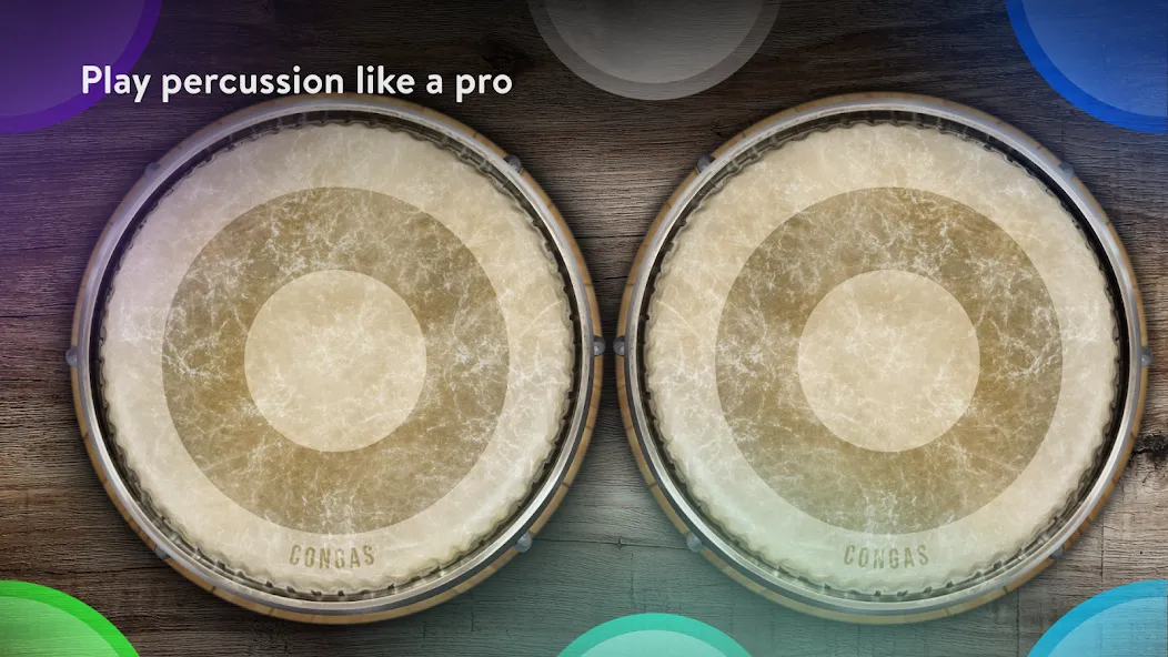 Congas & Bongos: percussion [MOD: без рекламы и открыты все инструменты] последняя версия — скриншот 1