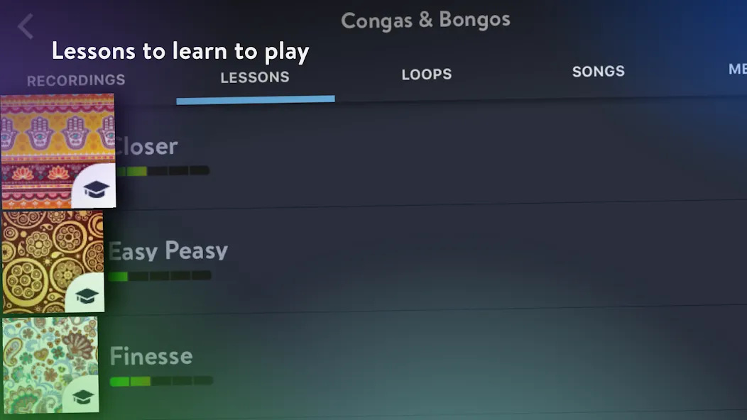 Congas & Bongos: percussion [MOD: без рекламы и открыты все инструменты] последняя версия — скриншот 4