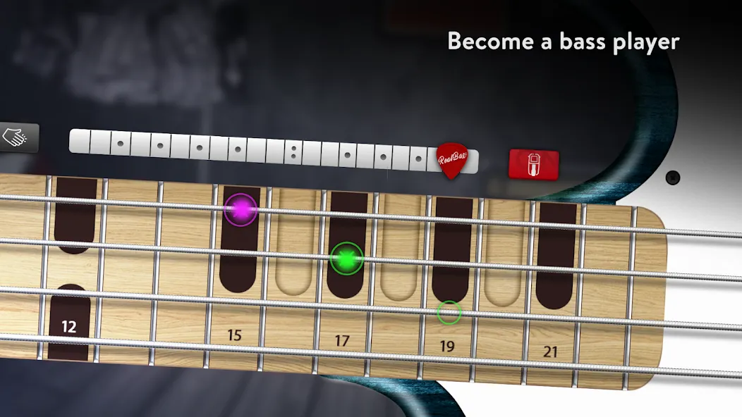 Скачать взлом Real Bass: bass guitar [MOD: безлимитные ноты и все струны открыты] — скриншот 4